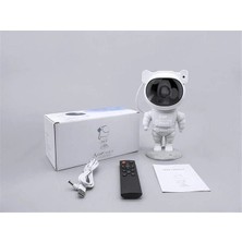 Krm Çocuklara Özel Projeksiyon Astronot Lamba Speaker Sevimli Krm