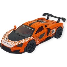 tp Çek Bırak Metal Arabalar 13 cm - Turuncu (Lisinya)