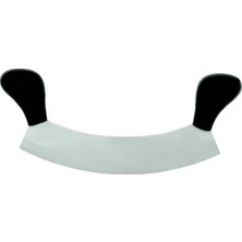 Bursa Paslanmaz Çift Saplı Pizza Satır, Zırh Bıçağı 25 cm Nemere