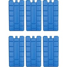 MarkEntegra 6 Adet Akü Extra Soğutma Özellikli Jel Sıvılı 400ML Kaset Termos Buz Aküsü 60 Saat Koruma Ce Belgeli