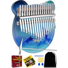 MarkEntegra Midex KLX-650 Okyanus Cam Kalimba 17 Tuşlu Full Set