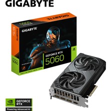 GIGABYTE RTX5060Ti GV-N506TWF2MAX OC-16GD 16GB Nvidia RTX5060Ti GDDR7 128bit HDMI 3xDP 16x Ekran Kartı