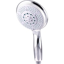 MarkEntegra 5 Fonksiyonlu Büyük Başlı El Duşu Duş Başlığı - Farklı Püskürtme Modları - Yüksek Kaliteli Abs Krom Kaplı G1/2 Uyumlu