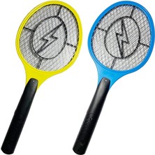 MarkEntegra 1 Adet Pilli Sinek Raketi Sivrisinek Öldürücü Raket Haşere Öldüren Elektrikli Sineklik Aleti - Piller Dahil Değildir