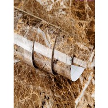 MarkEntegra Kyrotech Kahverengi Mermer Desenli Kendinden Yapışkanlı Folyo 5 Metre, 60 Cm, Vinil, Kendindenyapışkanlı, Dekor Folyosu, Pvc Çıkartma, Mobilya, Mutfak Dolabı, Beyaz Eşya, Masa, Banyo, Granit