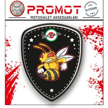 Rebon Moto Design Stıcker Seti Vespa 3D Sperlik 3