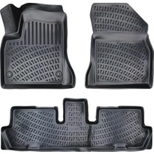 MarkEntegra Rizline Citroen C4 Grand Picasso 7 Koltuk 2006-2013 Uyumlu 3D Havuzlu Paspas