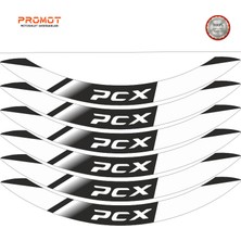 Rebon Moto Design Motosiklet Jant Şeridi Honda Pcx Uyumlu 5