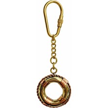 tp Buğz Pirinç Deniz Simidi Anahtarlık