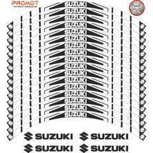 Rebon Moto Design Motosiklet Jant Şeridi Suzukı Uyumlu 2
