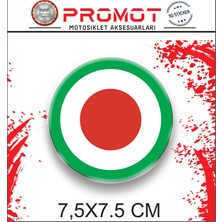 Rebon Moto Design Stıcker Seti Vespa 3D Logo 7cm 1