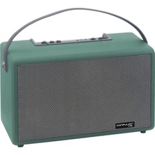 Lowell Home Mey Ithalat®  F32 2X50W Sürücülü 2 Adet Mikrofonlu Bt 5.2 Kablosuz Hoparlör - Yeşil Lwlhm-Rs