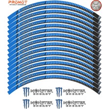 Rebon Moto Design Motosiklet Jant Şeridi Monster Tasarımlı 5