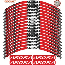 Rebon Moto Design Motosiklet Jant Şeridi Arora Uyumlu 2