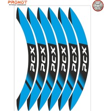 Rebon Moto Design Motosiklet Jant Şeridi Honda Pcx Uyumlu 4