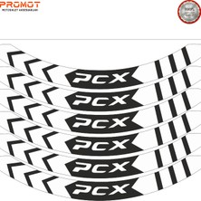Rebon Moto Design Motosiklet Jant Şeridi Honda Pcx Uyumlu 10