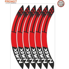 Rebon Moto Design Motosiklet Jant Şeridi Yamaha Nmax Uyumlu 2