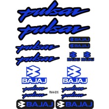 Rebon Moto Design Sticker Seti Pulsar Bajaj Motosiklet A4 Ebatı 03