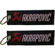 Rebon Moto Design Akrapovıc Yazılı Anahtarlık 1