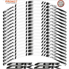 Rebon Moto Design Motosiklet Jant Şeridi Honda Cbr Uyumlu 3