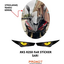 Rebon Moto Design Far Kaplama Rks R250 Uyumlu Sarı 2023/24