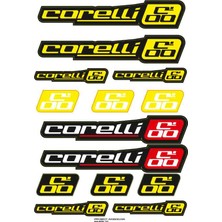 Rebon Moto Design Bisiklet Sticker Seti Corelli 02