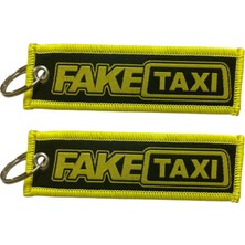 Rebon Moto Design Fake Taxı Yazılı Anahtarlık 1