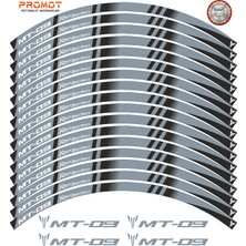 Rebon Moto Design Motosiklet Jant Şeridi Yamaha mt 09 Uyumlu 1