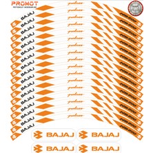 Rebon Moto Design Motosiklet Jant Şeridi Bajaj Pulsar Ns 200 Uyumlu 4