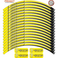 Rebon Moto Design Motosiklet Jant Şeridi Monster Tasarımlı 9