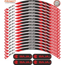 Rebon Moto Design Motosiklet Jant Şeridi Bajaj Pulsar Ns 200 Uyumlu 3