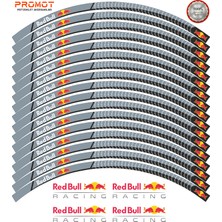 Rebon Moto Design Motosiklet Jant Şeridi Redbull Tasarımlı 3