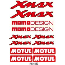 Rebon Moto Design Sticker Seti Xmax Momo Design 03