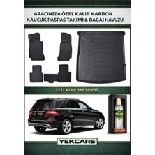 Yek Cars Mercedes Gle Suv 2014 Model Karbonlu Kauçuk Paspas Seti ve Bagaj Havuzu