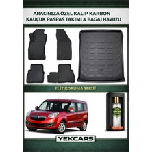 Yek Cars Opel Combo 2011 Model Karbonlu Kauçuk Paspas Seti ve Bagaj Havuzu
