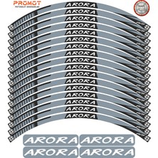 Rebon Moto Design Motosiklet Jant Şeridi Arora Uyumlu 4