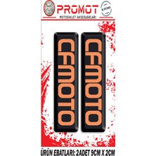 Rebon Moto Design Damla Logo Cfmoto Ön Maşa Kabartmalı 2'li Sticker 5