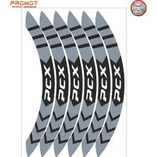 Rebon Moto Design Motosiklet Jant Şeridi Honda Pcx Uyumlu 13