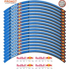 Rebon Moto Design Motosiklet Jant Şeridi Redbull Tasarımlı 5