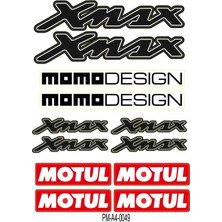 Rebon Moto Design Sticker Seti Xmax Momo Design 02