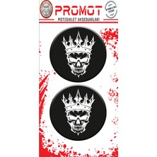 Rebon Moto Design Damla Logo Sticker Kuru Kafa Kabartmalı 5X5CM 01