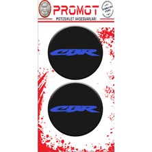 Rebon Moto Design Damla Logo Sticker Cbr Tasarımlı Kabartmalı 5X5CM 04