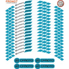 Rebon Moto Design Motosiklet Jant Şeridi Cf Moto Uyumlu 1