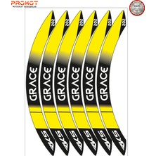 Rebon Moto Design Motosiklet Jant Şeridi Rks Grace Uyumlu 5