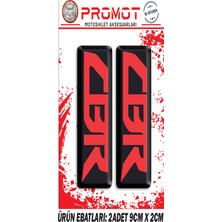 Rebon Moto Design Damla Logo Cbr Ön Maşa Kabartmalı 2'li Sticker 2
