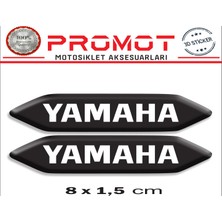 Rebon Moto Design Damla Logo Yamaha Kabartmalı 2'li Sticker 001