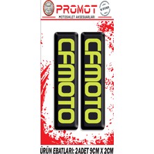 Rebon Moto Design Damla Logo Cfmoto Ön Maşa Kabartmalı 2'li Sticker 3
