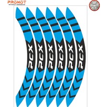 Rebon Moto Design Motosiklet Jant Şeridi Honda Pcx Uyumlu 11