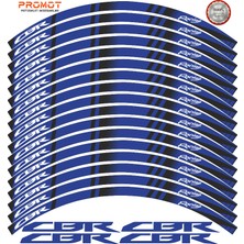 Rebon Moto Design Motosiklet Jant Şeridi Honda Cbr Uyumlu 6