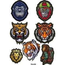 Rebon Moto Design Sticker Seti Trend Ekipman Kask Motorsiklet 01